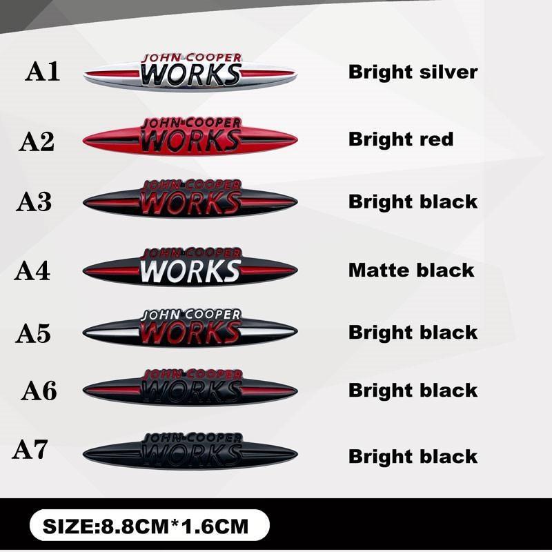 Для Mini Cooper S F55 F56 F60 F53 F54 R55 R56 R60 R61 R58 F57 Cooper Works металлический значок автомобиля Декор кузова наклейки Запчасти