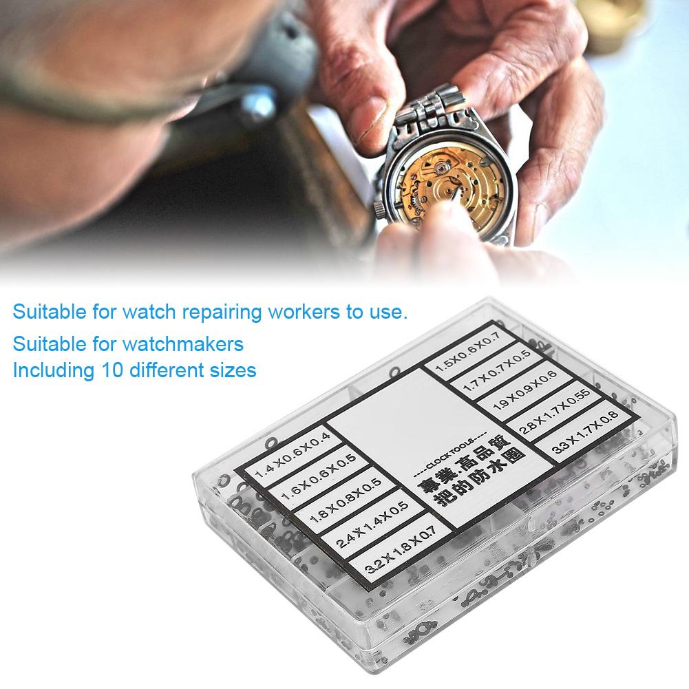 Watch Head Watch Crown Waterproof Ring O Ring Waterproof Seals Watch Repair Tools (A Style)