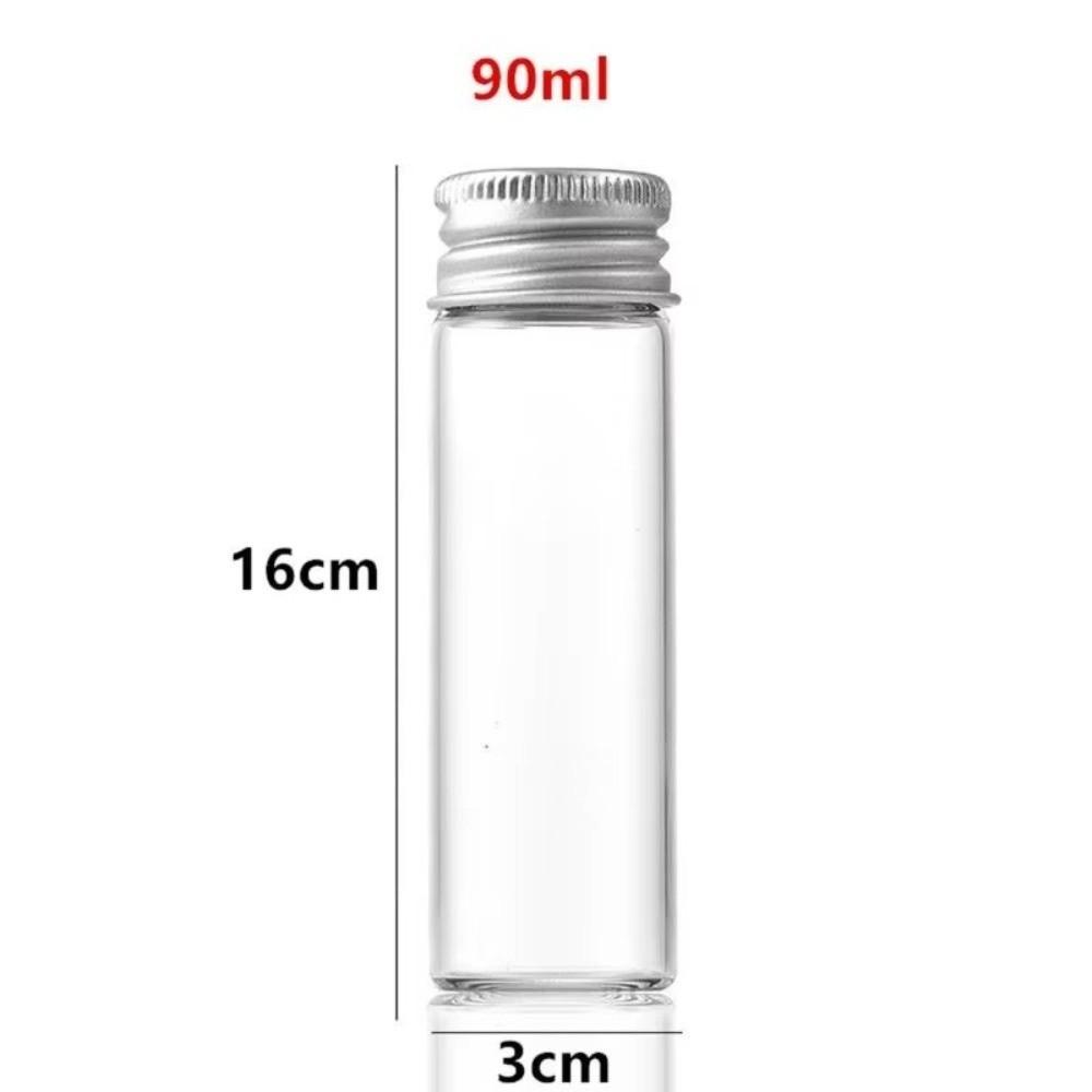 PET Material Sealed Jars Aluminum Cap Empty Jars Portable Mini Bottles for Medicine