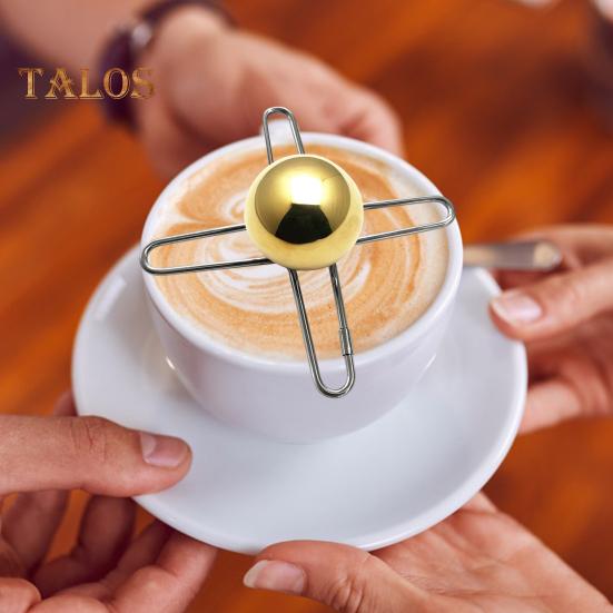 Кофейный ледяной шарик из нержавеющей стали для эспрессо, многоразовый холодильный инструмент с подставкой, гаджеты для улучшения вкуса