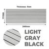 2400x900/600x5mm EVA Foam Faux Teak Boat Decking Sheet Self-Adhesive Marine Flooring Boat Deck Mat Yacht Accessories Gray Brown