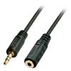 Rallonge audio - Lindy - 10 m - Jack 3,5 mm - PVC - Prises plaquées or