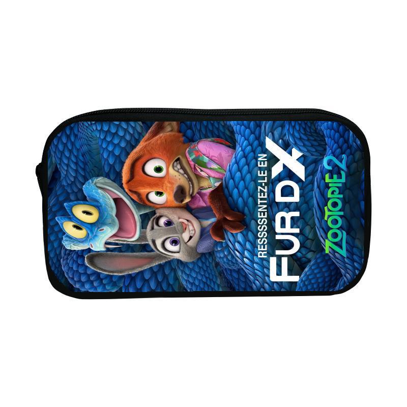 Zootopia Large-Capacity Pencil Case for School Students: Boys & Girls Stationery Organizer