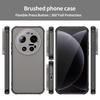 For Xiaomi 17 Ultra 5G Case Drop Proof Airbags Frosted Translucent PC + TPU Phone Back Cover