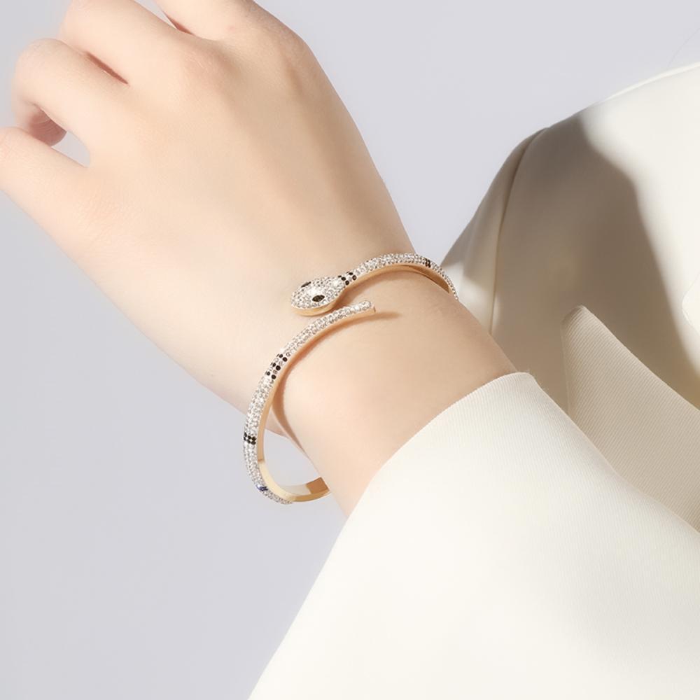 Winshi Little Snake Titanium Steel Bracelet Female Light Luxury Bracelet