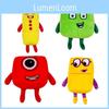 Плюшевая кукла Numberblocks Мягкая и милая мягкая игрушка для детей Обучающая и веселая
