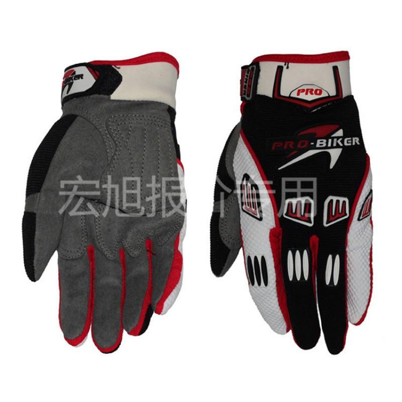 Full Finger Motorcycle Riding Gloves Off-Road Touring Racing Breathable Knit Design Unisex Adult Use