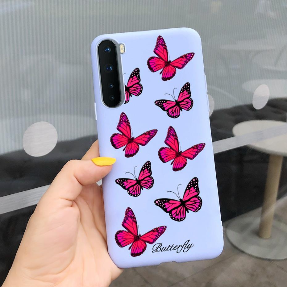 For Oneplus Nord Case Colored Silicone Soft Back Cover For One Plus Nord 5G OnePlus Z 1+Nord Phone Case Lovely Bumper Funda