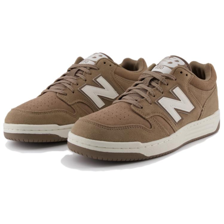 New Balance 480 Грибные кроссовки унисекс коричневые с морской солью BB480LDT