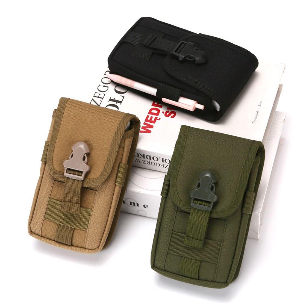 Large Capacity Mobile Phone Belt Pouch Vertical Men's Clip-On Case Bag Travel