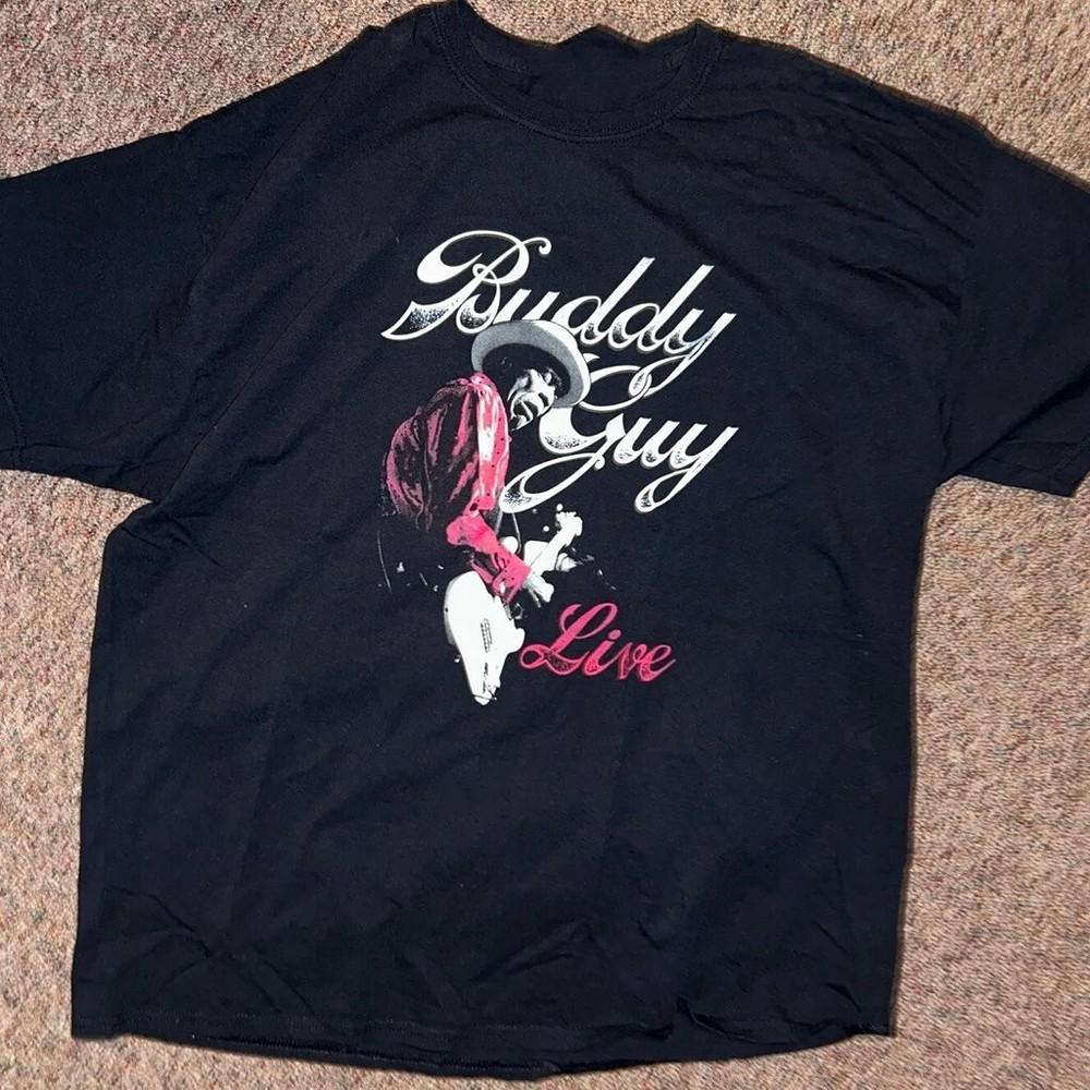 Новая Футболка Унисекс Buddy Guy Live Mmxx Tour Подарок для Фанатов S-5XL