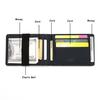 Men Short Wallet Pu Leather Credit Card Holder Wallet Card Holder Slim Wallet Men Secure Pu Leather Bag Wallets