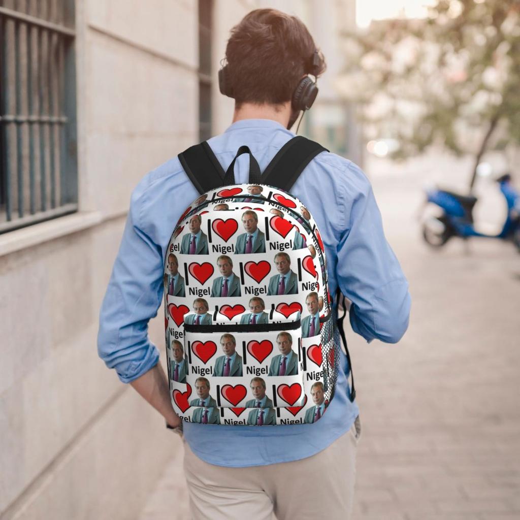 Фантастический дизайн с Найджелом Фараджем Рюкзак Daypack Большой вместимости Детский BookBag Школьная сумка Наплечные сумки для мужчин Женщин