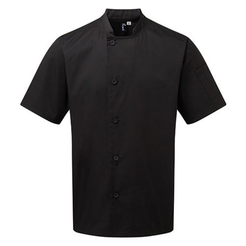 Premier Unisex Adult Essential Short-Sleeved Chef Jacket