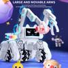 Robot Toy for Kids, 2.4G Remote Control Car Toys with LED Light LCD Screen and Music for Boys