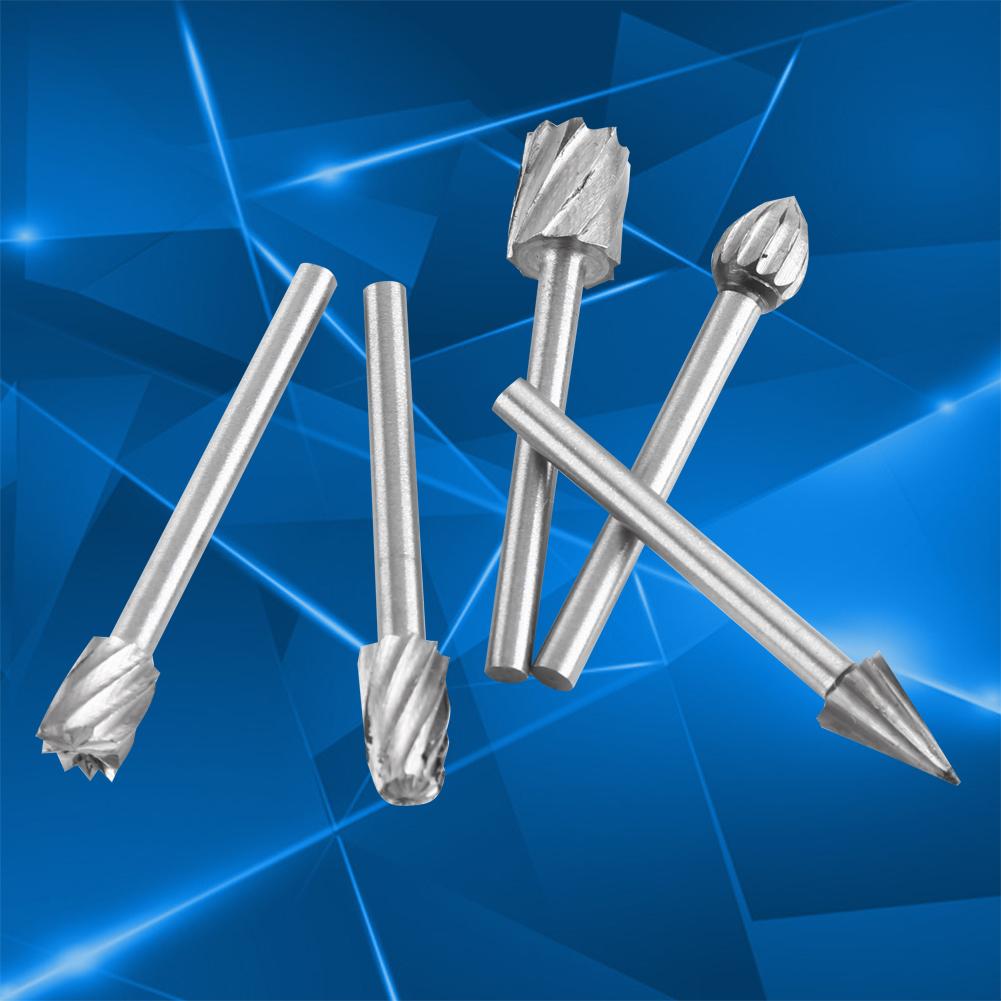 10 шт. фрезы из быстрорежущей стали, вращающиеся напильники, набор инструментов для резьбы по дереву, хвостовик 18 дюймов