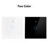 Tuya Smart Life Touch Wall Switch 1 Gang 1 Way EU Standard RF433 App Voice Control Touch Sensor WiFi Switch Work with Alexa Google Home