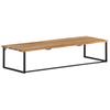 Coat Rack with Natural Edge 100 x 35 x 22 cm Solid Acacia Wood