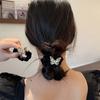 Diamond Butterfly Hair Ring - Luxurious Ponytail Bun Accessory