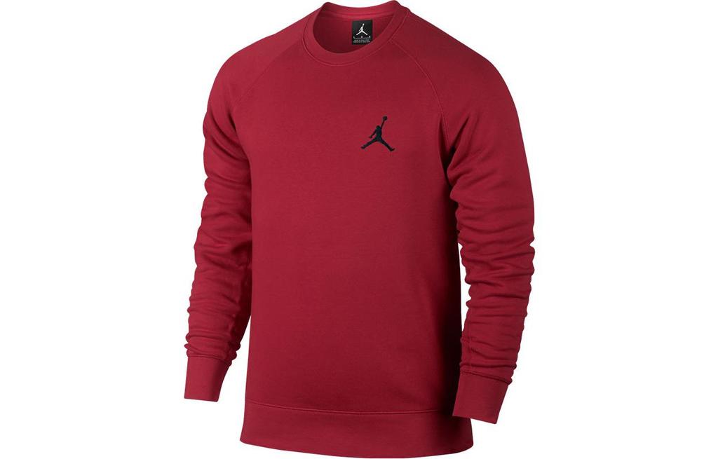 Nike Sweatshirts Men's Red Crew Neck Moderate Regular 823069-687
