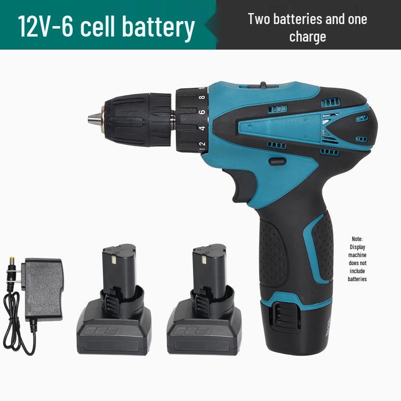 12V High-Power Lithium Battery Cordless Impact Drill Set