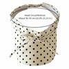 Ponytail Hat Polka Dot Sun Visor Breathable Adjustable Open Top Cap Wide Brim Washable Beach Hat Ladies