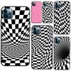Crazy Checkered Phone Case For iPhone 11 14 13 Pro Max XS XR X SE 2020 5S 6S 7 8 Plus 12 Mini Back Cover