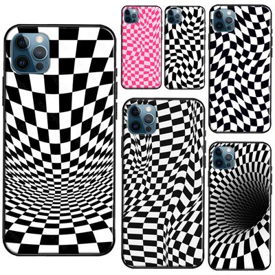 Чехол для телефона Crazy Checkered для iPhone 11 14 13 Pro Max XS XR X SE 2020 5S 6S 7 8 Plus 12 mini задняя крышка