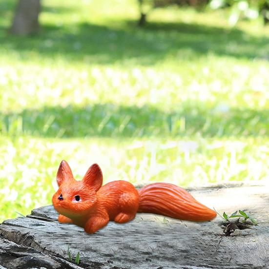 1/3/6 шт. Миниатюрные фигурки лис из смолы, миниатюрные лисы, ландшафтные фигурки лис, сувениры для вечеринок, декор для сада и дома