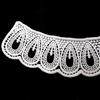 1 пара декоративных мягких и удобных 3D ажурных кружев с вышивкой, сделанных своими руками из молочного волокна, искусственного воротника, кружева для дома
