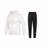 Letter Logo Hoodie And Mid-Rise Long Pants Casual Sports Set Men Sets DX0542-030+FB6893-010