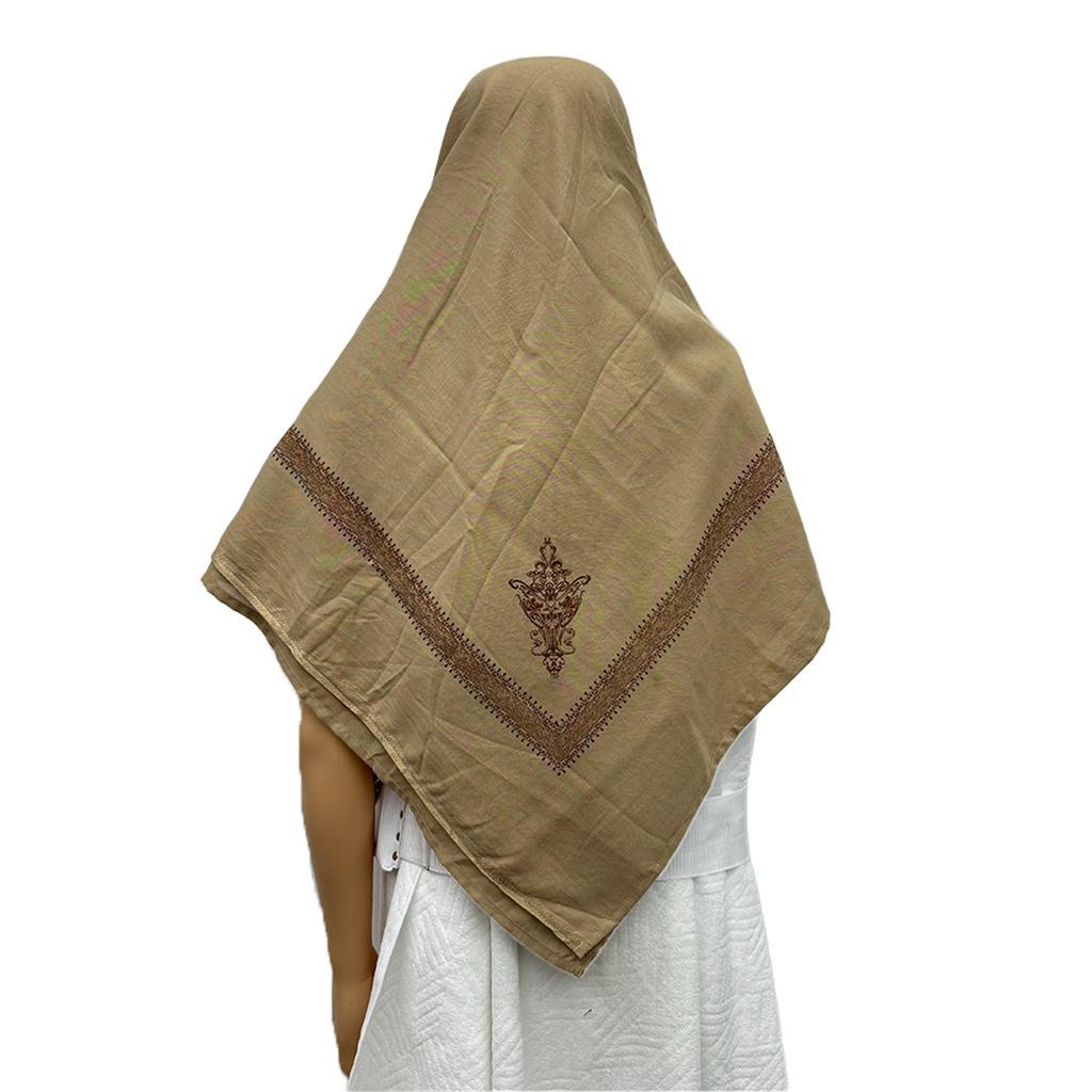 Arabic Desert Scarf Shemagh Scarf Headwrap for Men and Women 132cm Soft Cotton Fabric Hijab Shawl Wrap for Culture Event