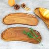 Wooden Tea Coffee Tray Fruit Dessert Candy Plate Japanese Style Bread Snack Food Dish Tray Decorative Tableware for Home Kitchen