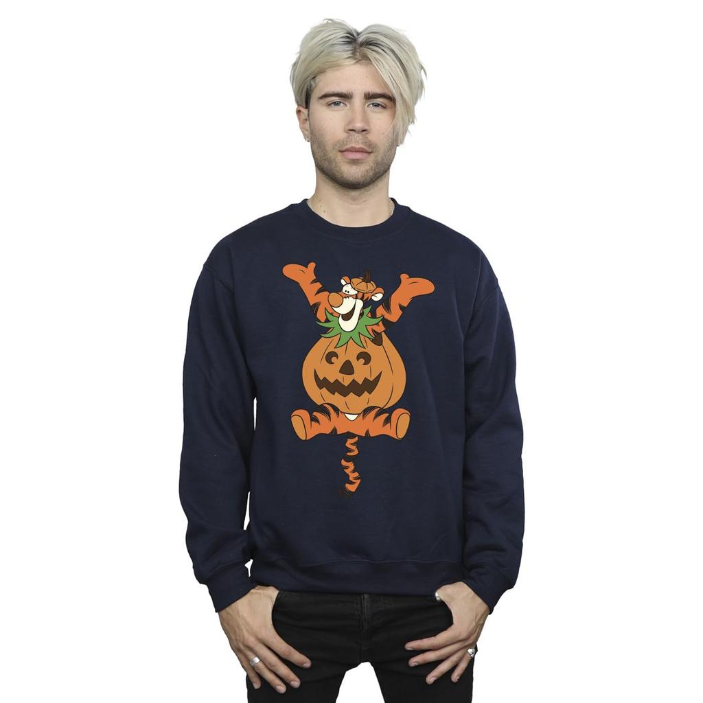 Winnie the Pooh Mens Tigger Pumpkin Sweatshirt