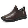 Men's Winter Plus Velvet Non-slip Slip-on Casual Boots for Middle-aged & Elderly