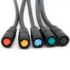 5/20/100Pcs Julet M6 M8 Waterproof Electric Bicycle Butt Joint Plug Male Female Ebike 4 Pin Display Cable Connector Wire 20cm