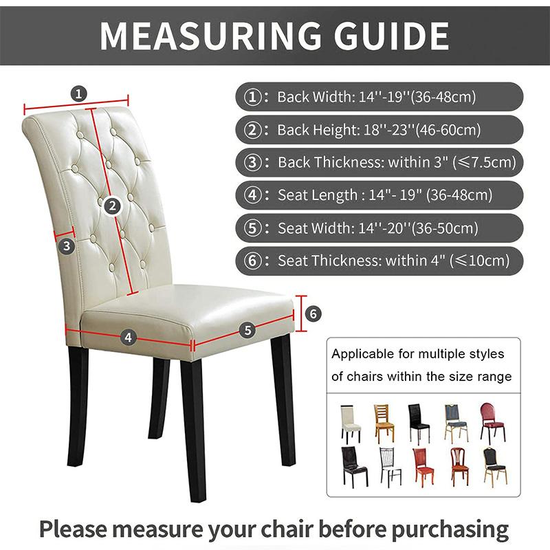 Толстый скандинавский чехол на стул со спинкой, выдвижной чехол на обеденный стул, эластичный чехол на стул для кухни, столовой, офиса
