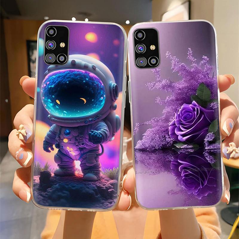 Чехол для Samsung Galaxy M31S SM-M317F M 31s Задняя крышка Мультяшный Рисованный Силиконовый Мягкий ТПУ Чехлы для Телефона Для Samsung M31s M317 Funda