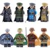 WW2 Officer Commander Military Weapons Mini Figures Blocks Assembly Model Building Kits Toys Compatible Major Brand