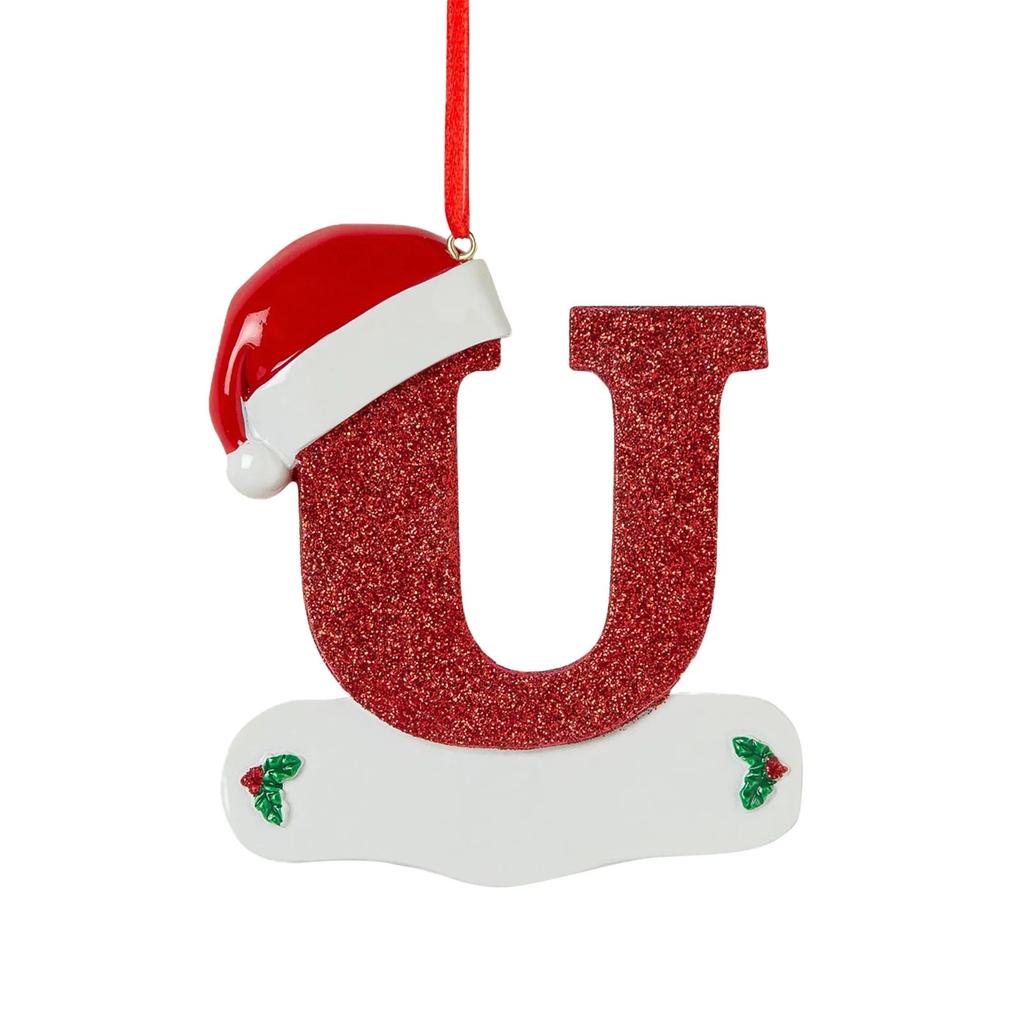 Рождественское украшение подвеска персонализированные рождественские украшения из 26 букв своими руками подвесное украшение на рождественскую елку новый год 2024