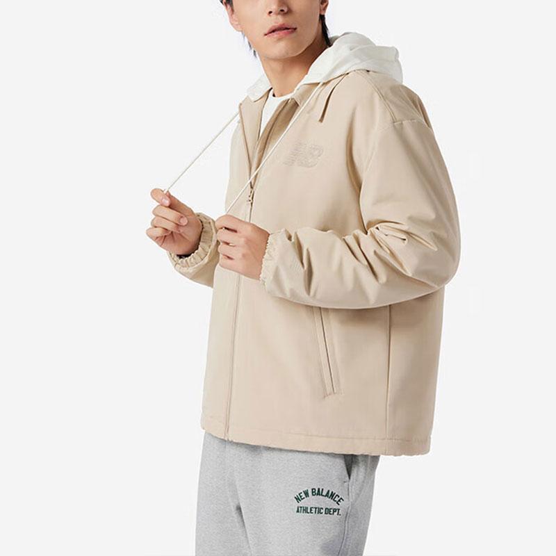 New Balance Мужская пуховая куртка Хаки NQE11011-BEI