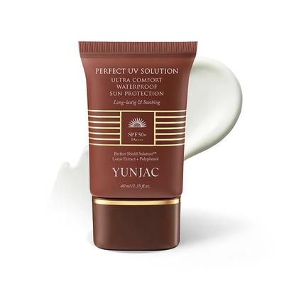 Идеальное УФ-решение Ультракомфорт Водостойкая Солнцезащита [SPF50+ PA++++] (+ 5 мл Солнцезащитный крем в подарок)