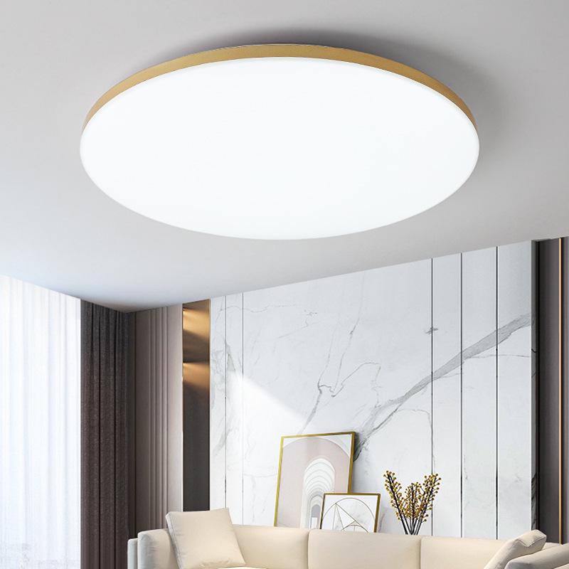 Ультратонкий водонепроницаемый светодиодный потолочный светильник для ванной комнаты, балкона, спальни, кухни и коридора.