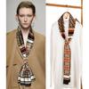 15 * 145cm Four Seasons Available New Women'S Simulated Silk Scarf Small Collar Hair Strap Long Bar Float Versatile Bundle Scarf