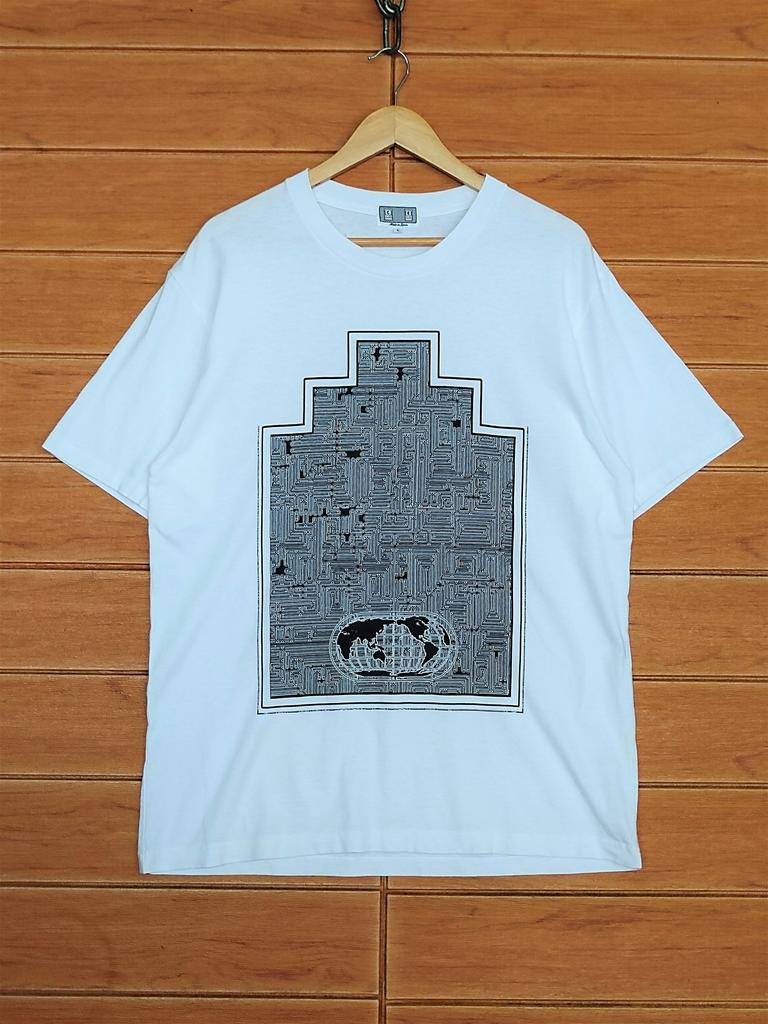 Cav Empt World Map Ziggurat T-Shirt - Size L - Made in Japan
