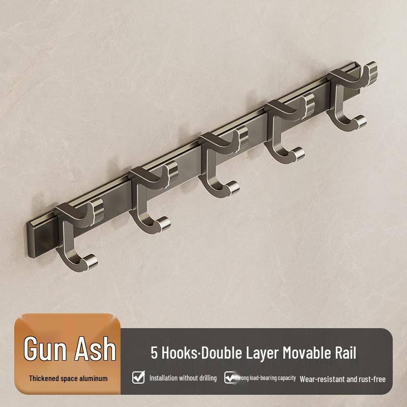 Настенная складная вешалка для полотенец для ванной без сверления