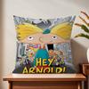 Children HHey AArnold cushion cover For Pillow Printing Sofa Decoration Home Car Room Coffee Shop Office Nordic Simplicity
