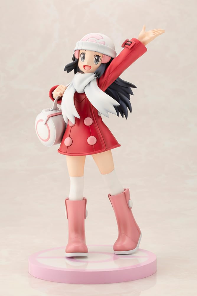 Kotobukiya Серия ARTFX J Хикари в масштабе Naetle из ПВХ, окрашенная готовая фигурка "Покемон" 1/8
