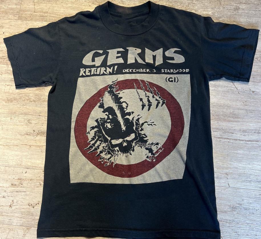 Vintage Germs Return Punk Rare Hardcore Cotton T-Shirt S To 5XL CA218