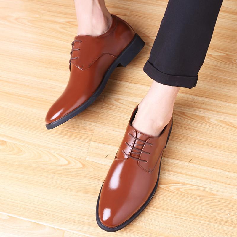 Prom office formal settings men's dress shoes Guangzhou teen boys dress shoes women's flats